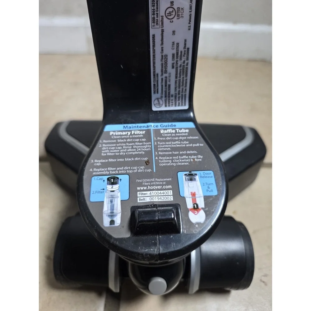 Hoover Linx BH50020 Cordless Stick Vacuum Cleaner Lithium-Ion WindTunnel+CHARGER